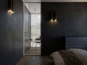 LADY - Hinged wood and glass door by CARMINATI SERRAMENTI - view 3